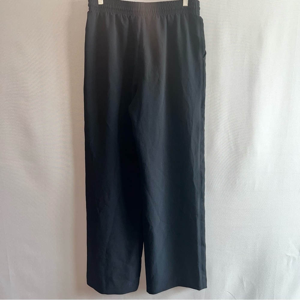 Aritzia Wilfred Black Wide Leg Drawstring Pants - Picture 2 of 7